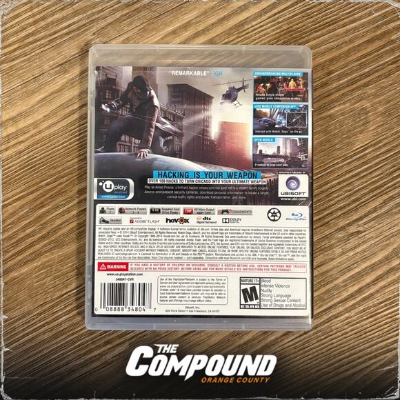 PS3 - Watch Dogs - Used / Complete - Picture 2 of 4